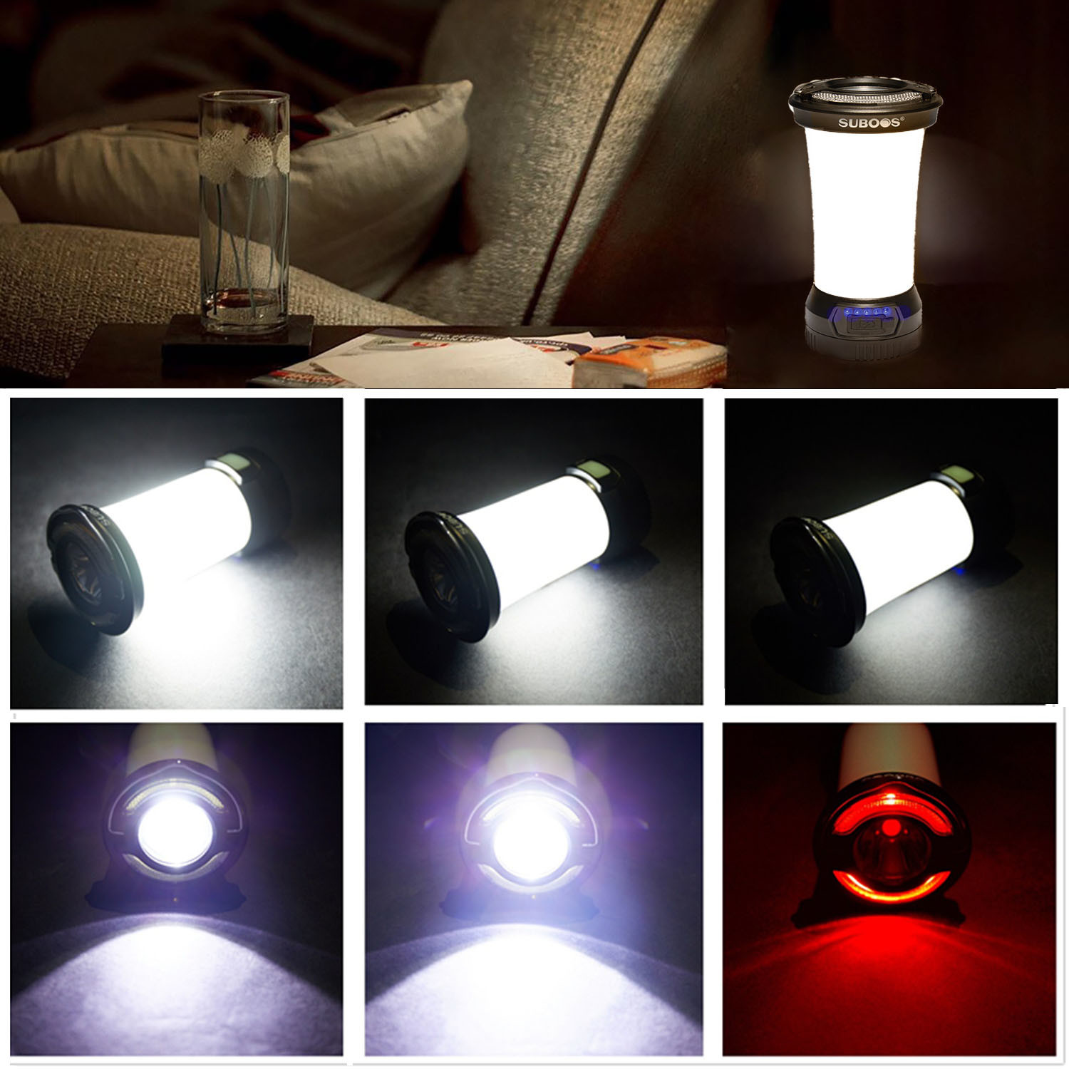 Lanterne de camping & lampe torche SUNREE C3 - 170 lumens