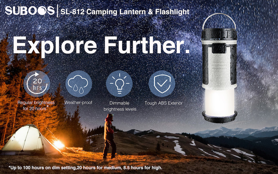 Mini Lantern Flashlight Combo (8812) - SUBOOS